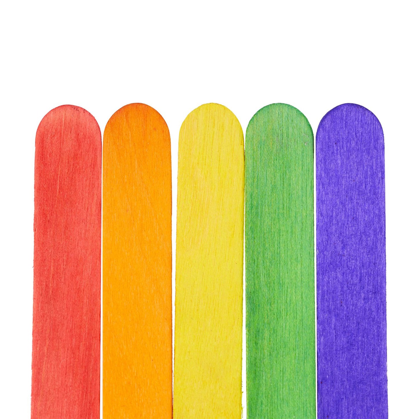 Colourful Wooden Sticks Set of 500