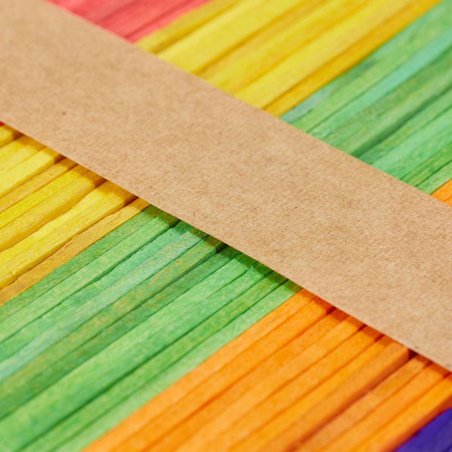 Colourful Wooden Sticks Set of 500