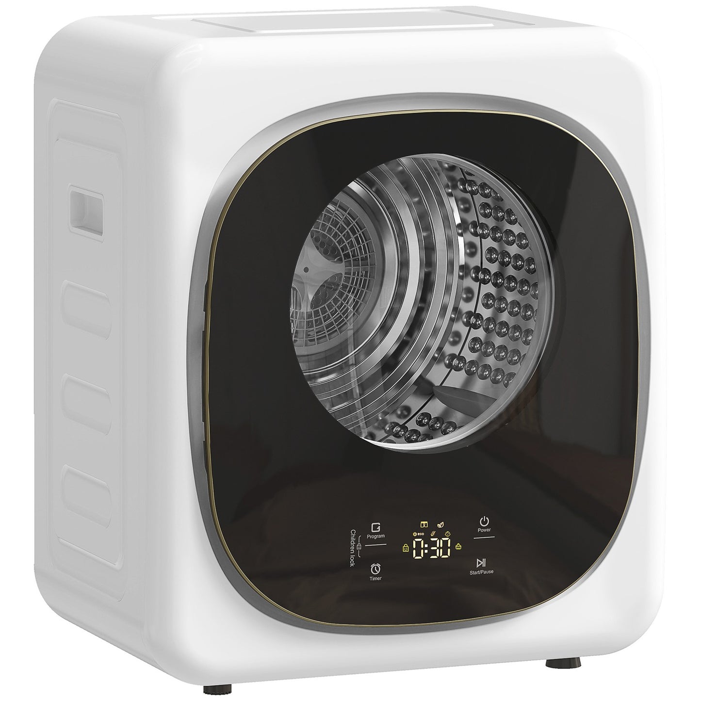 Compact Clothes Dryer, 4 kg Capacity, 5 Modes, Timer