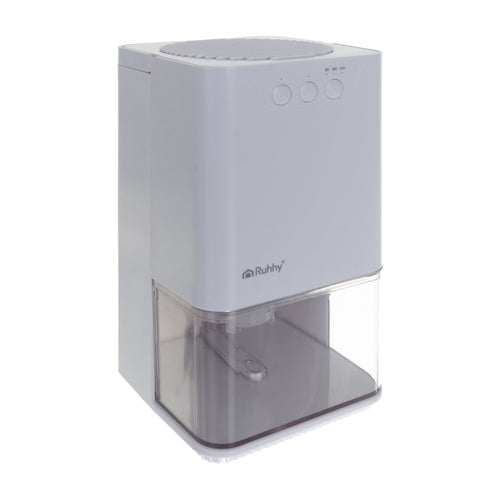 Compact White Dehumidifier, 1400ml, Quiet, Energy-Efficient
