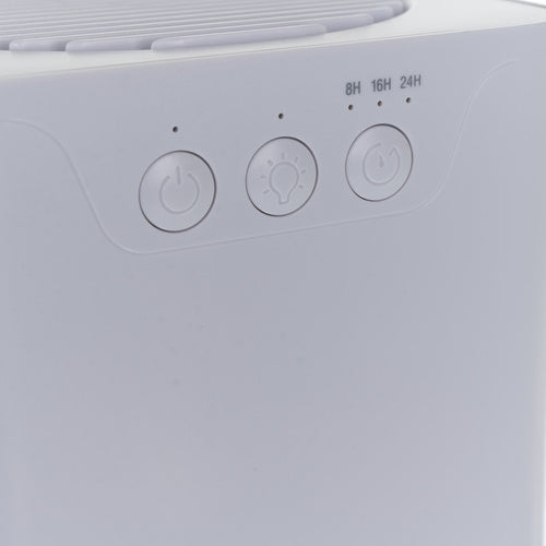 Compact White Dehumidifier, 1400ml, Quiet, Energy-Efficient