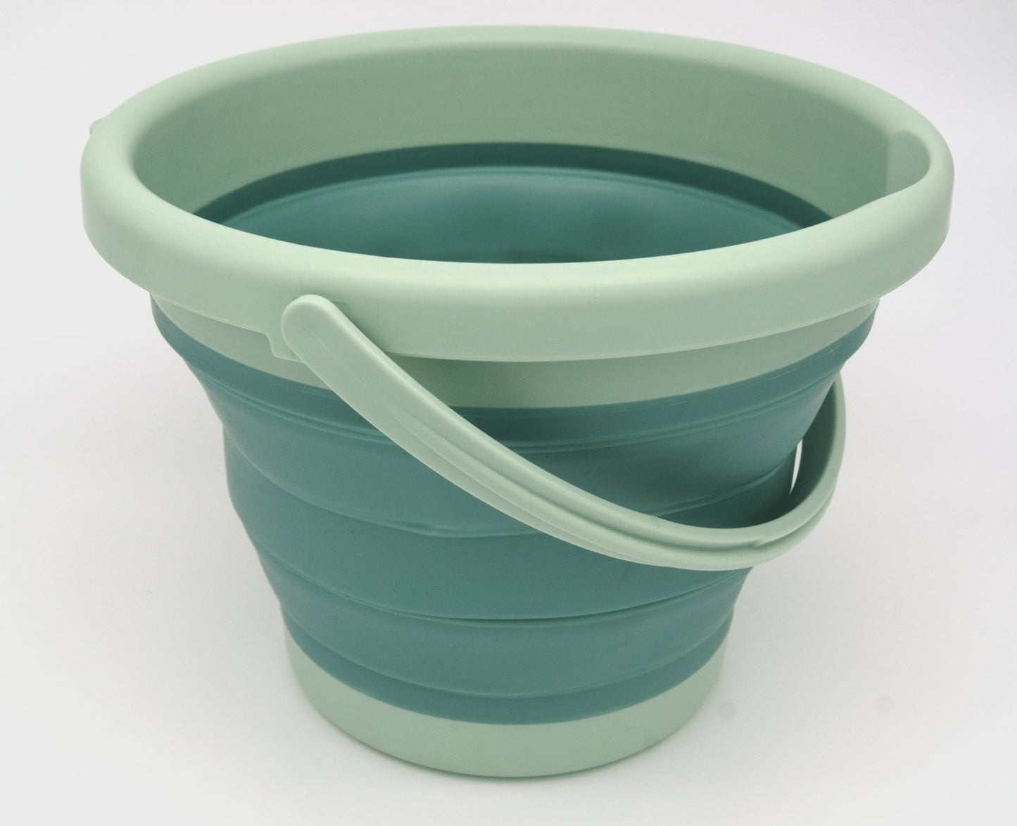 Compactoys Eco Beach Bucket With Sandbox Toys 7 In 1, Green