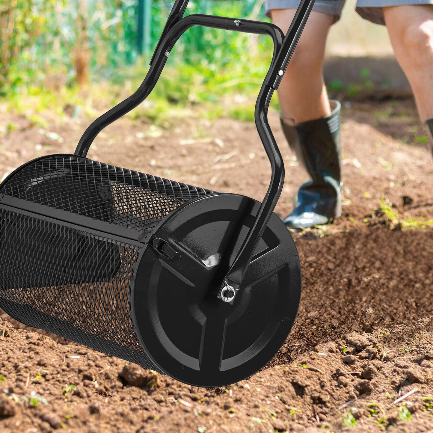 Compost spreader for garden 65 liters