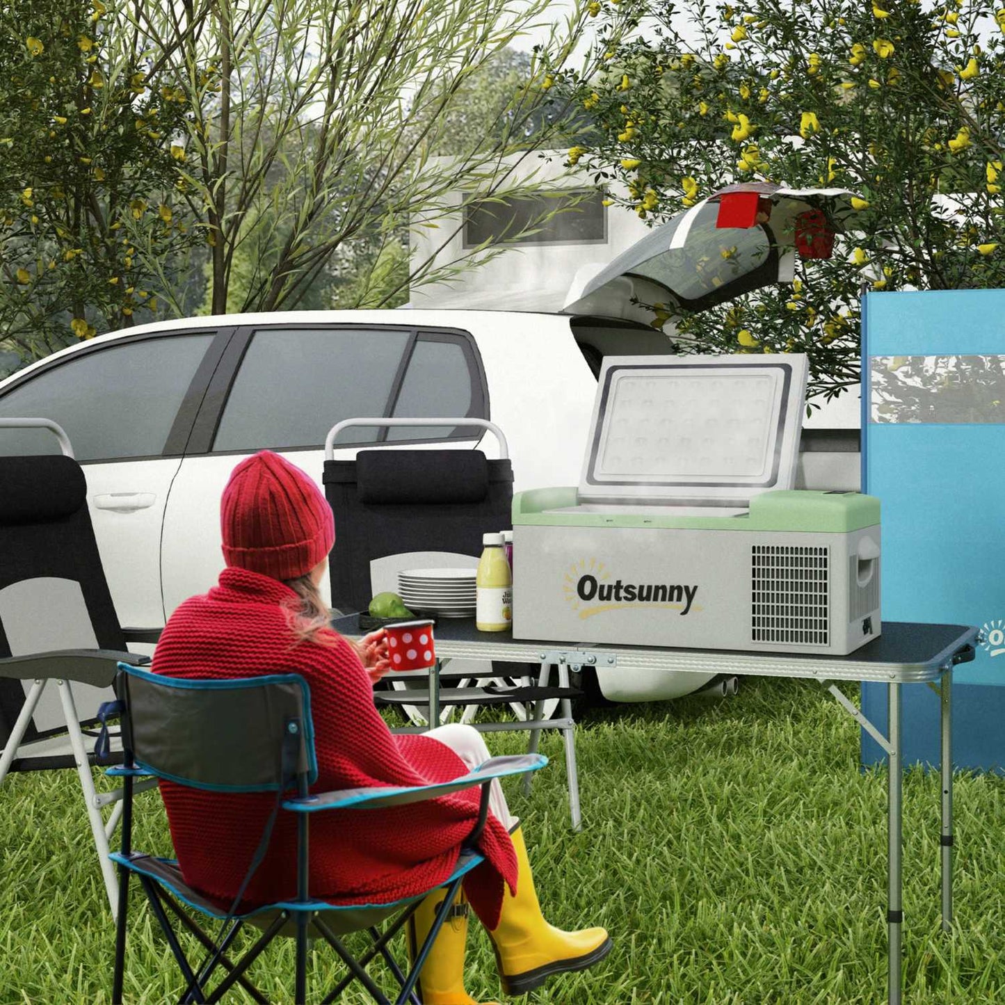 Portable compressor cooler 16L, Dual Voltage, -20°C