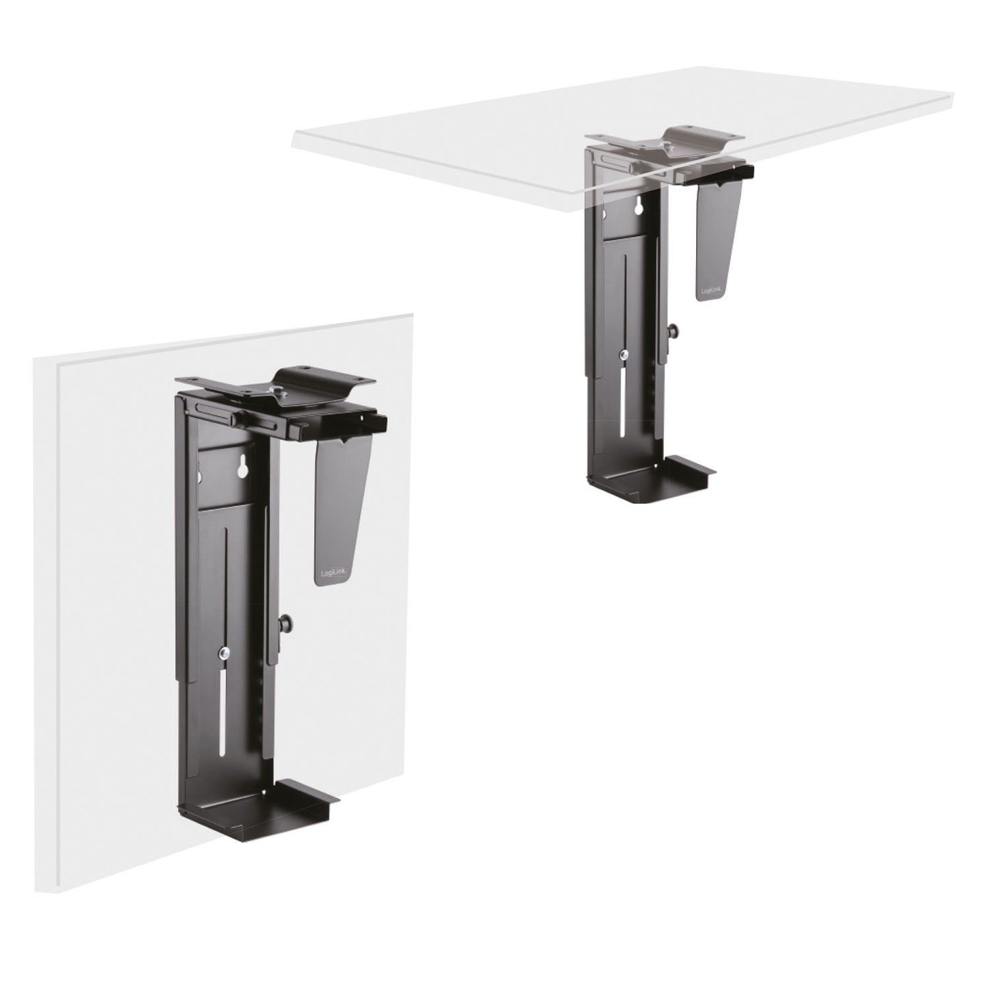 Computer holder Table/wall adjustable