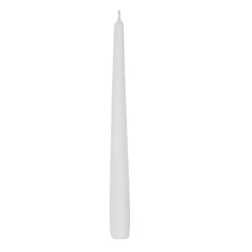 Cone candle white - set of 40 pcs