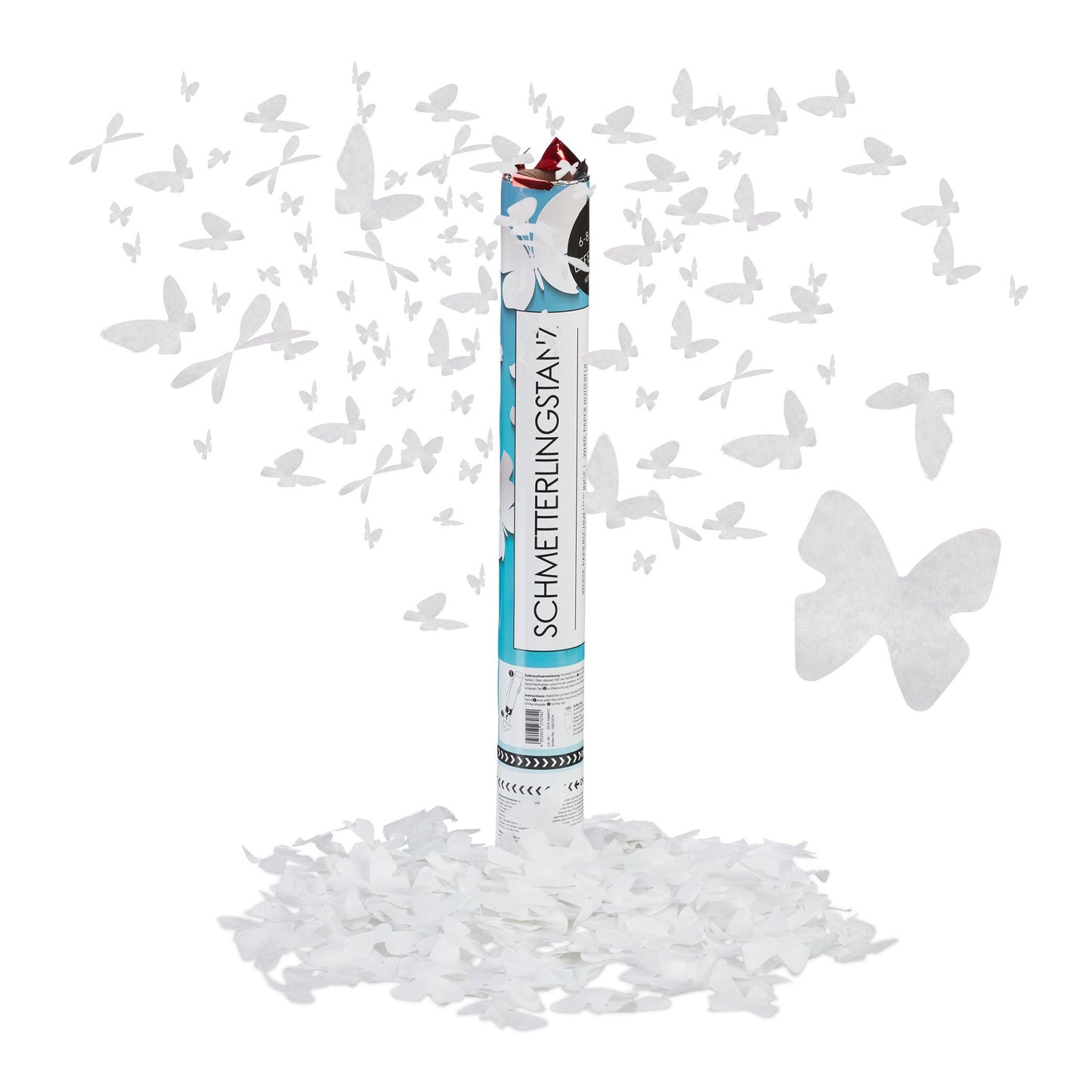 Confetti cannon 40 cm butterflies