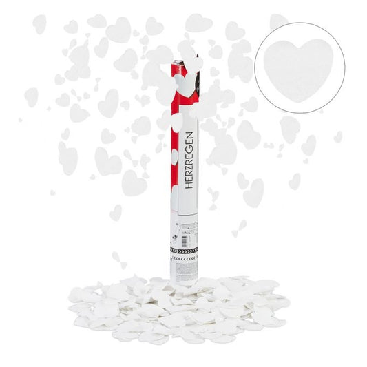 Confetti cannon 40 cm hearts