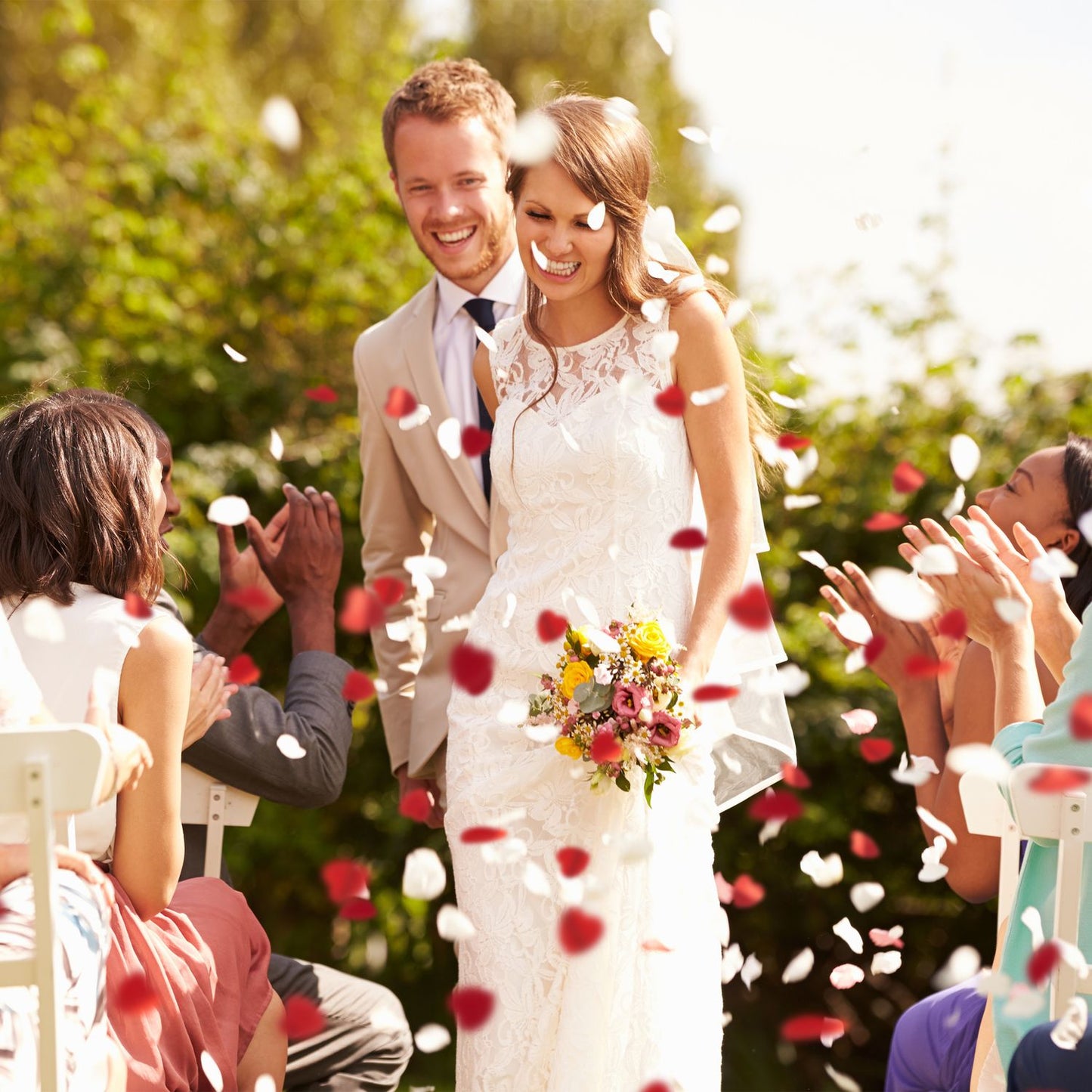 Confetti cannon 40 cm hearts