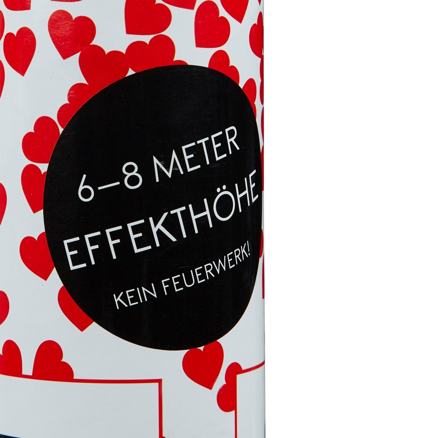 Confetti cannon 40 cm hearts