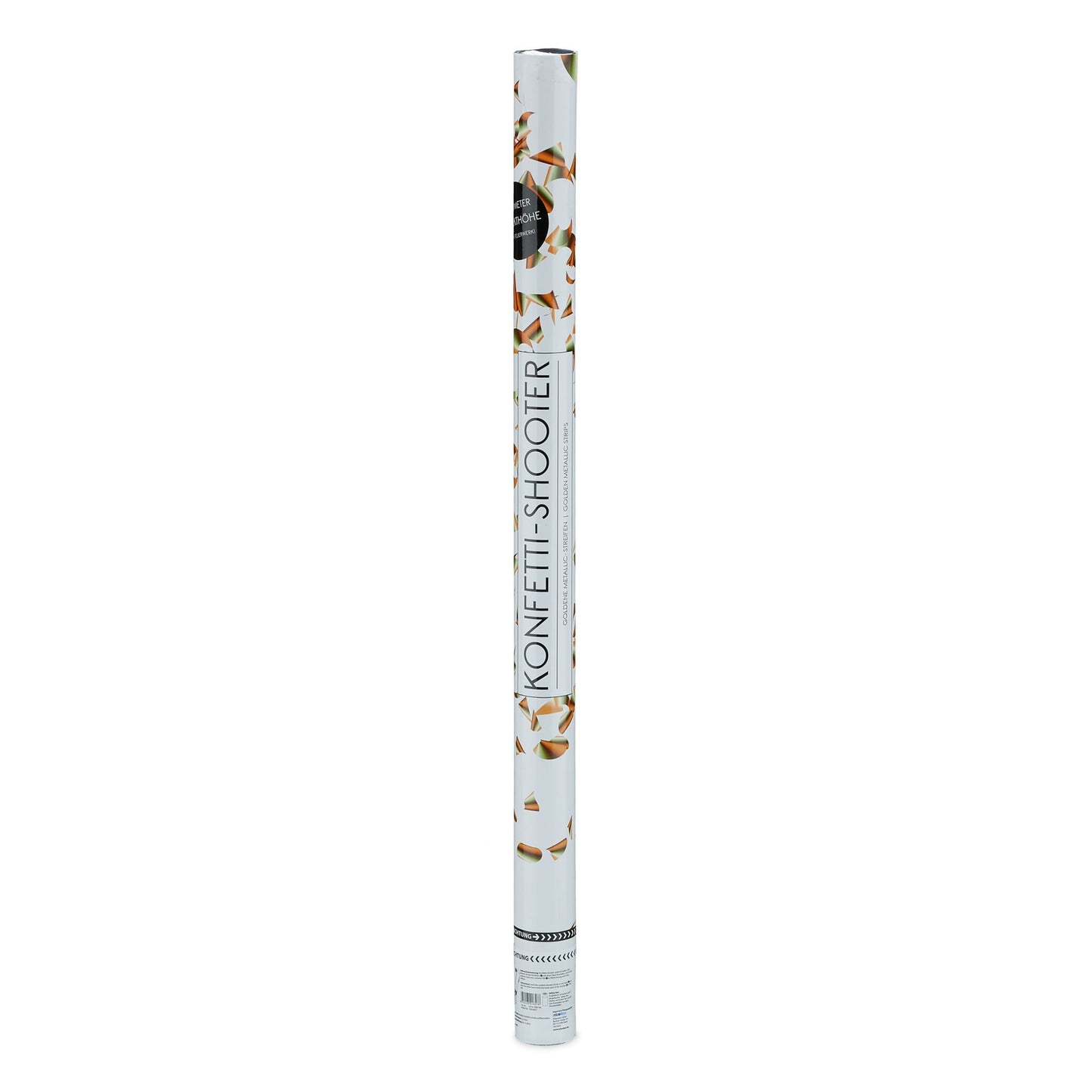 Confetti cannon 80 cm gold