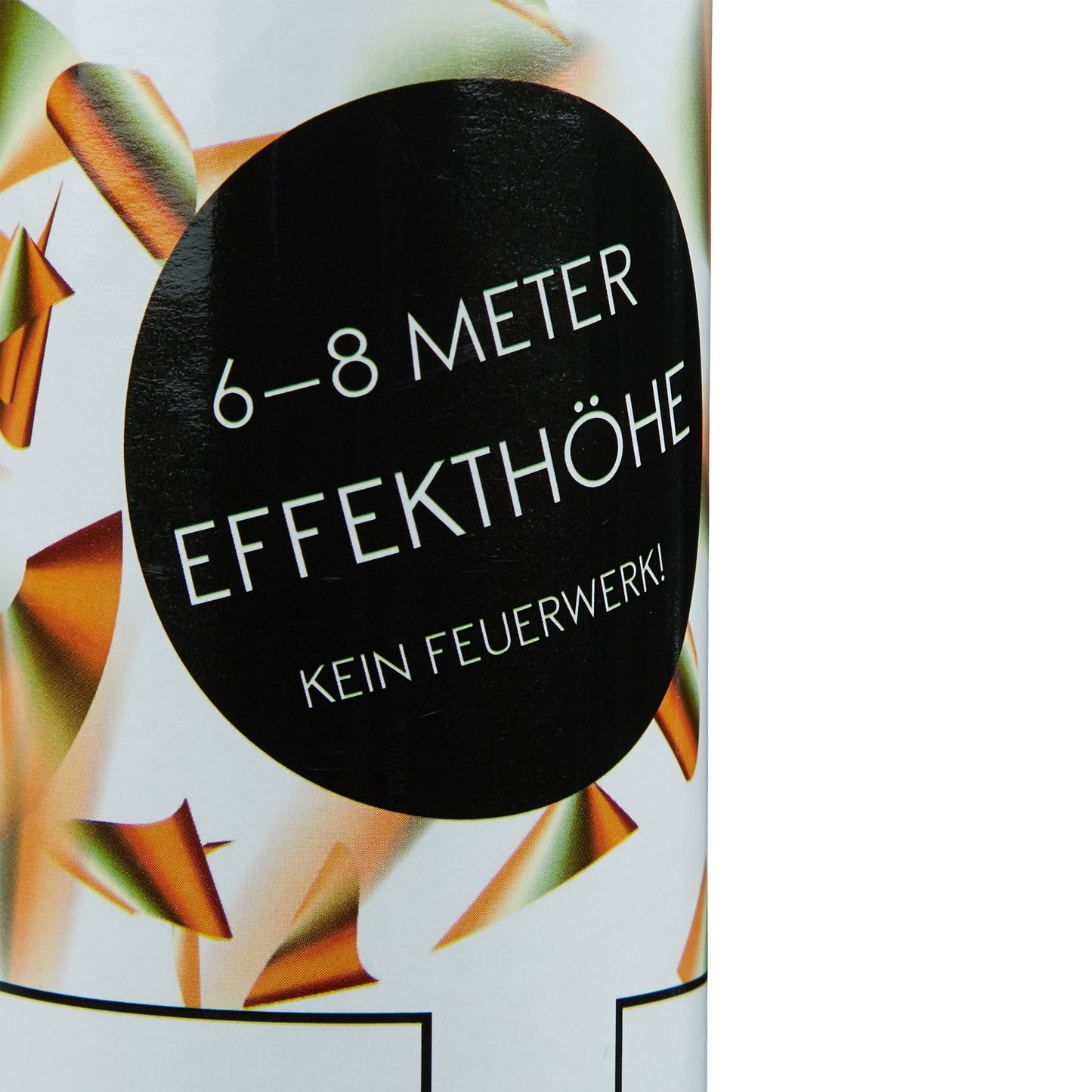 Confetti cannon 80 cm gold