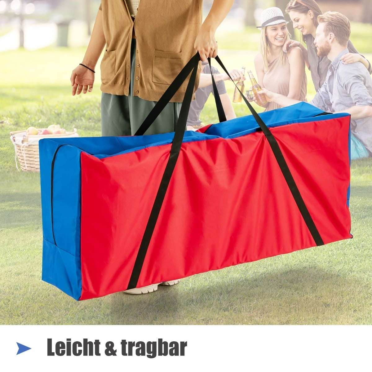 Connect Four Storage Bag – Durable Oxford Fabric, 120x29x48 cm