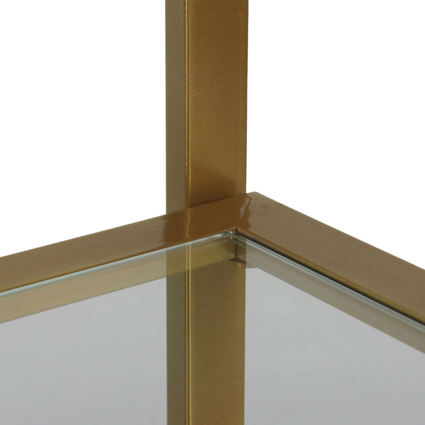 Console Table with 3 Glass Shelves – Modern Design
