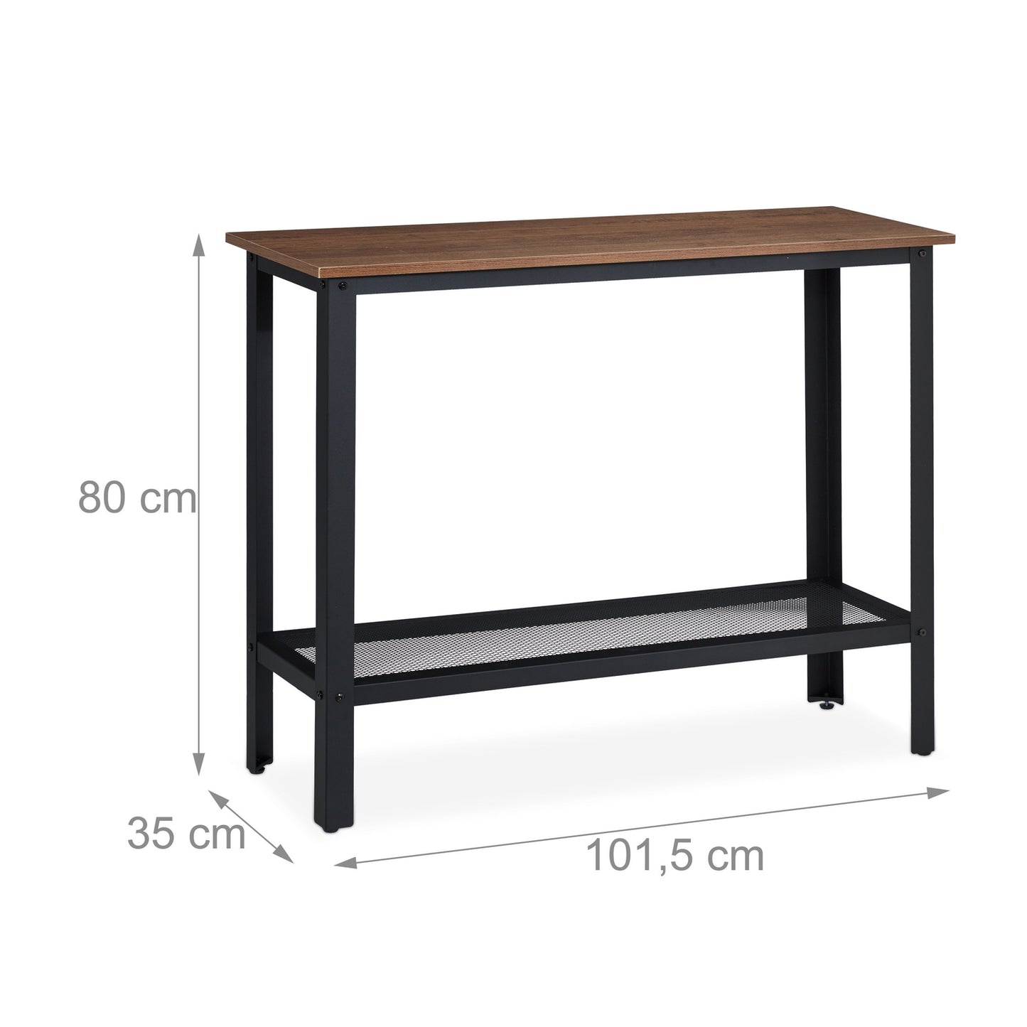 Console table in industrial design