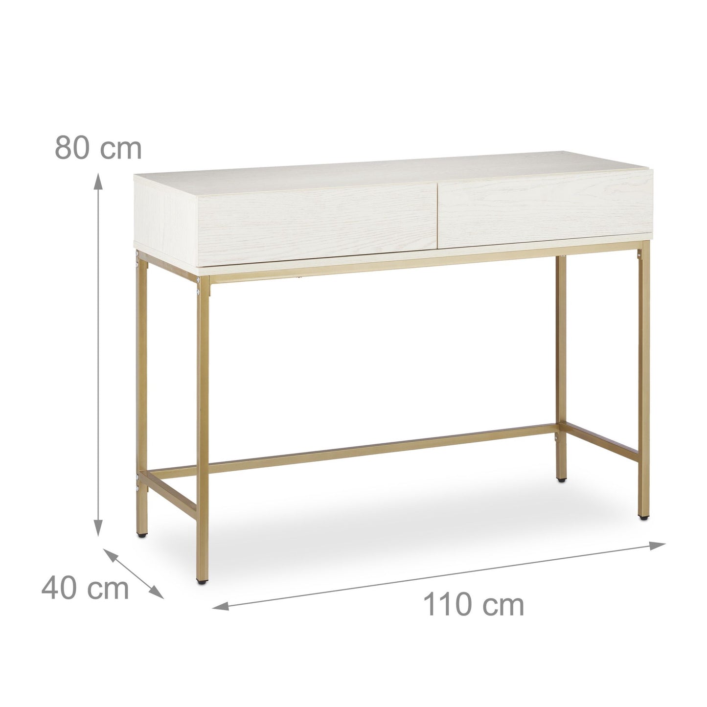 Console table with drawers