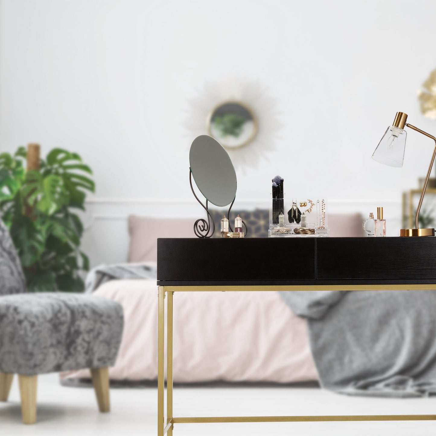 Console table with drawers