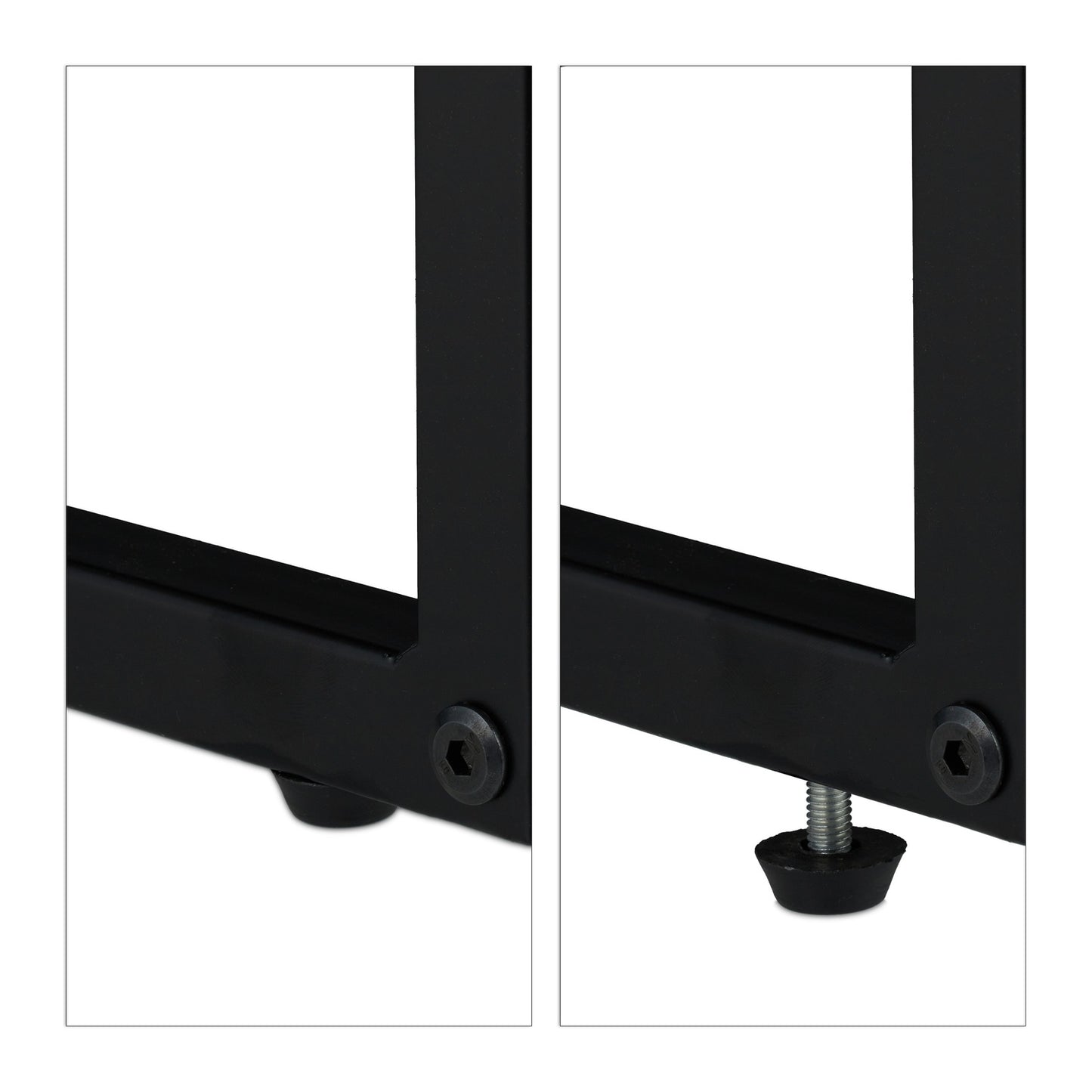 Console table with storage compartment