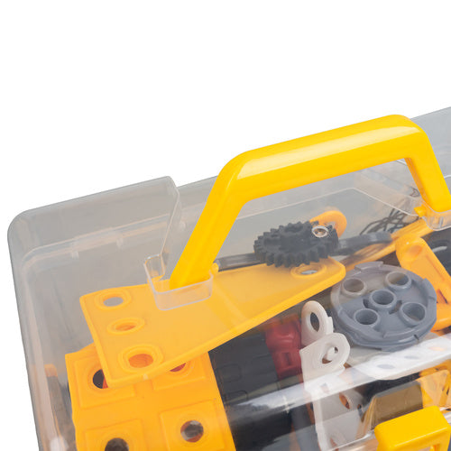 Construction Blocks Set, 100 Pieces, Vehicles, Educational