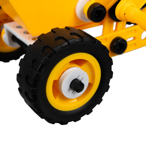 Construction Blocks Set, 100 Pieces, Vehicles, Educational