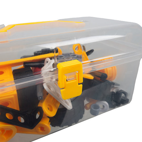 Construction Blocks Set, 100 Pieces, Vehicles, Educational