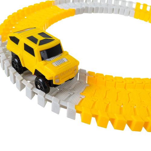 Construction Car Track Set with 255 Pieces for Kids