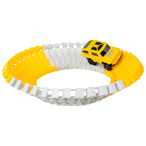 Construction Car Track Set with 255 Pieces for Kids