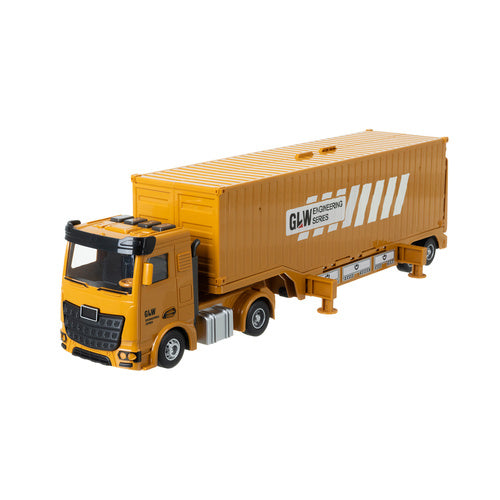 Construction Truck Set with Crane and Accessories