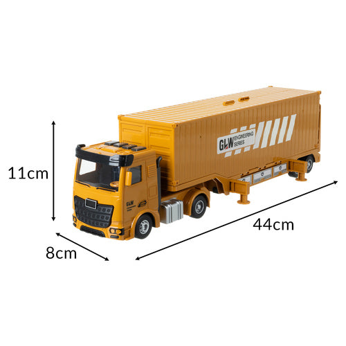 Construction Truck Set with Crane and Accessories