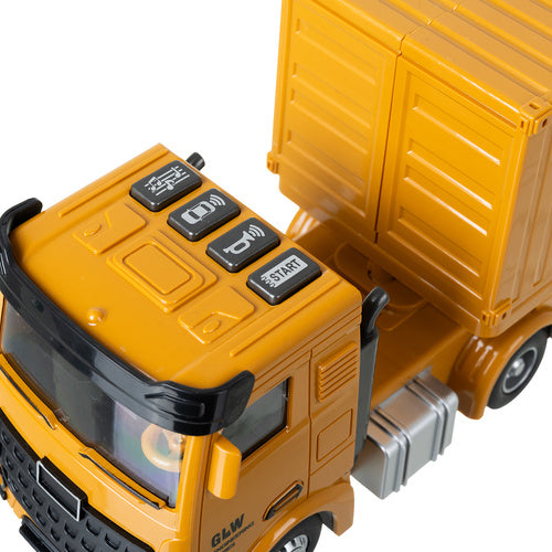 Construction Truck Set with Crane and Accessories