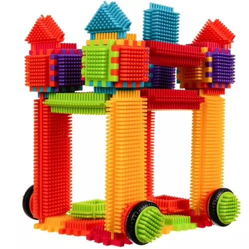 Construction blocks - hedgehogs 192pcs. Kruzzel 20376