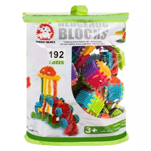 Construction blocks - hedgehogs 192pcs. Kruzzel 20376