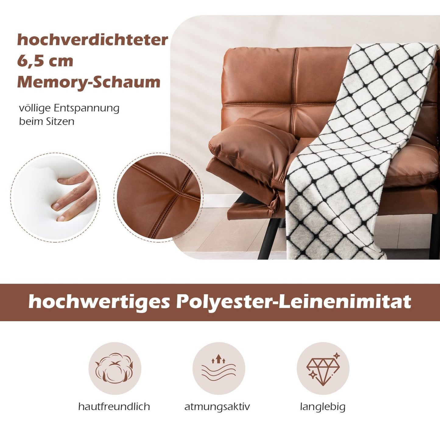 Convertible Futon Sofa Bed with Adjustable Backrest