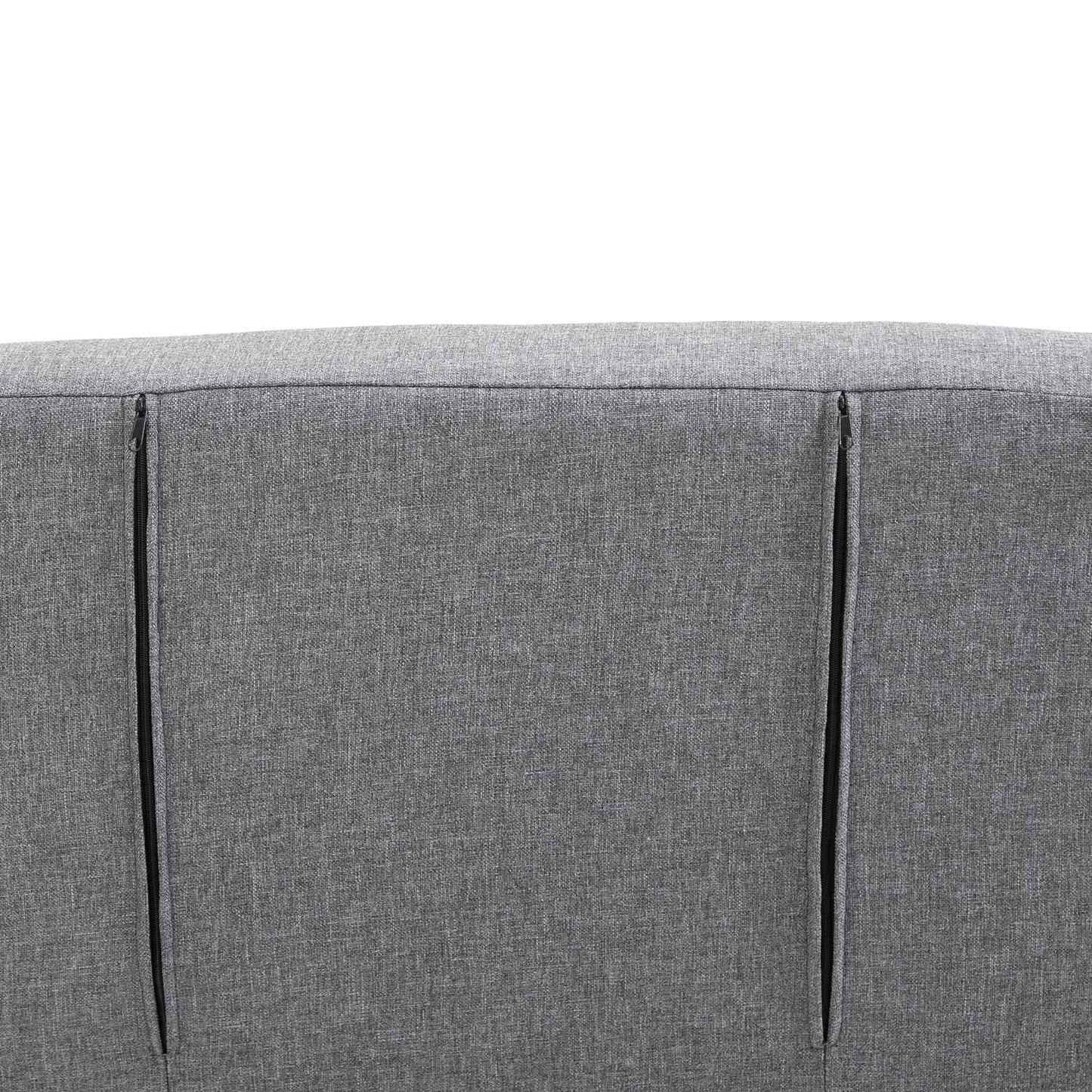 Convertible Recliner Chair with Bed Function, Grey, 65x69x80 cm