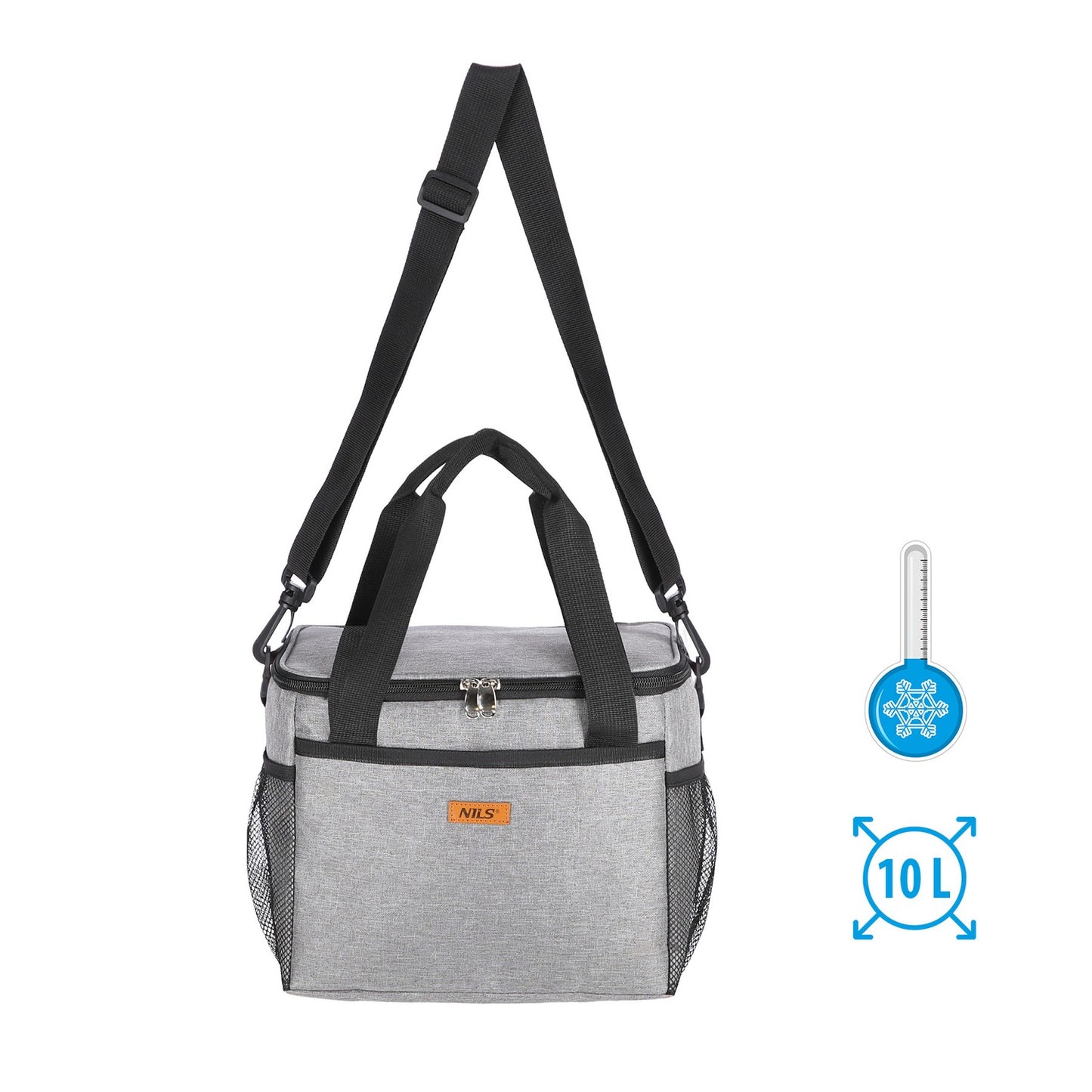Cooler Bag, Gray, 10L Capacity