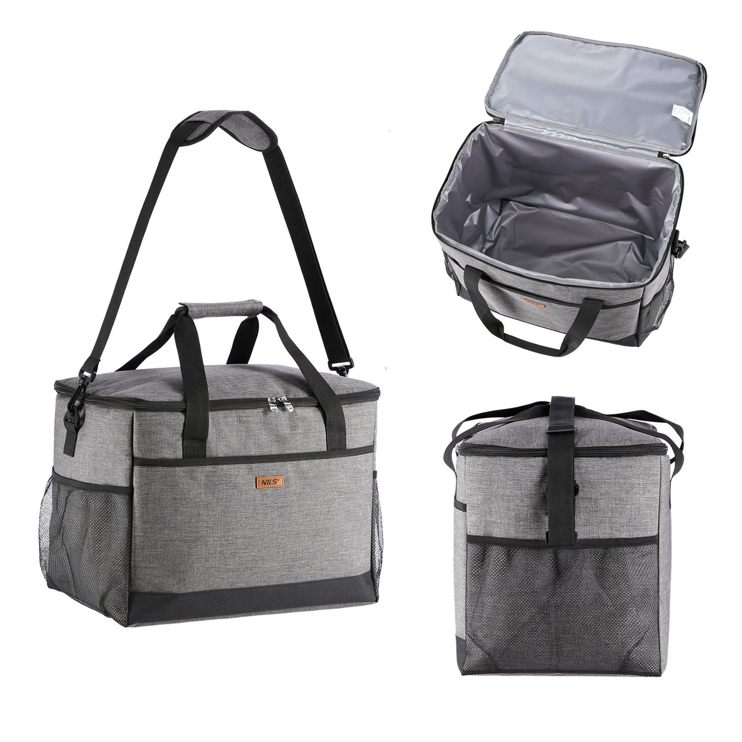 Cooler Bag, Gray, 27L Capacity