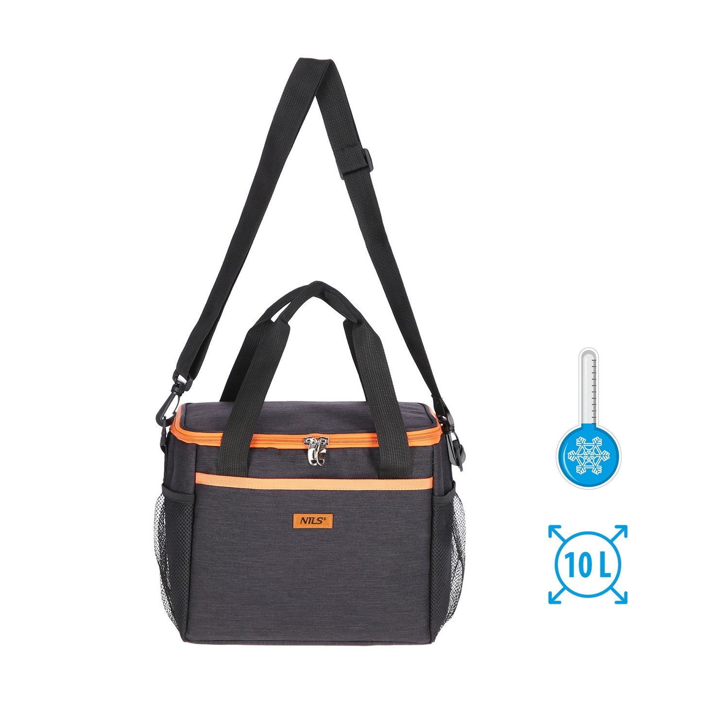 Cooler Box, Black, 10L Capacity