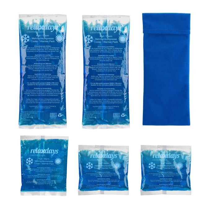 Cooling pads 5-pack with sleeve