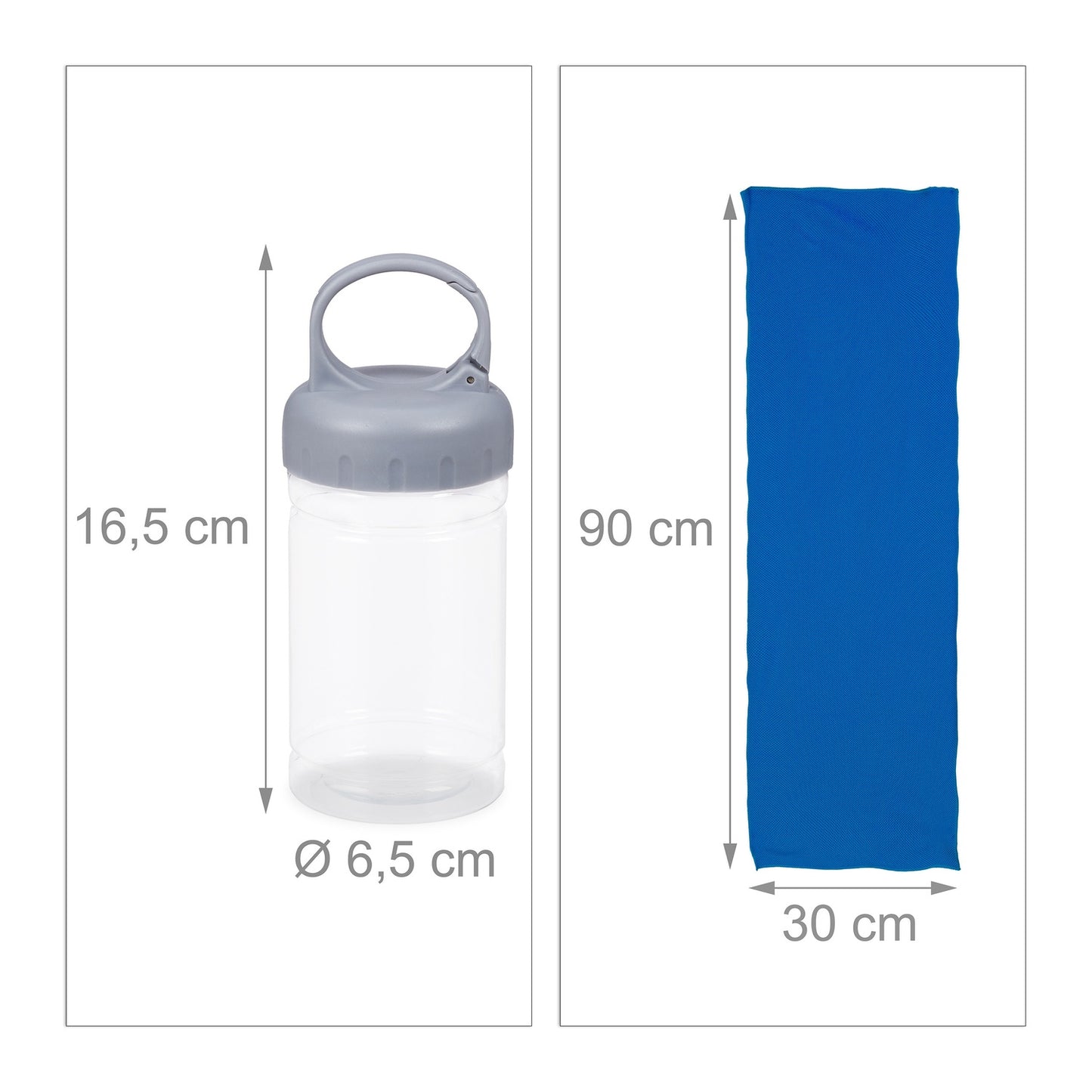 Cooling towel in a pack of 2