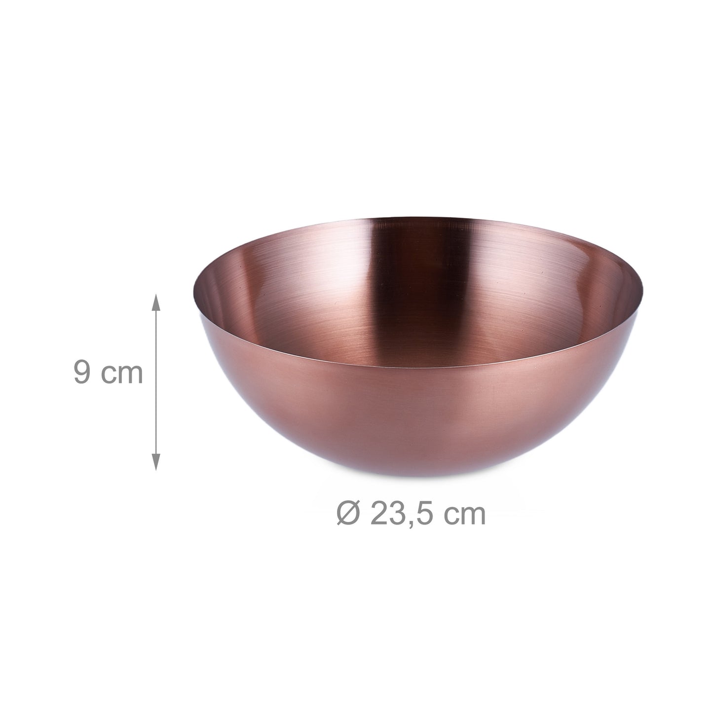 Copper Coloured Serving Bowl
