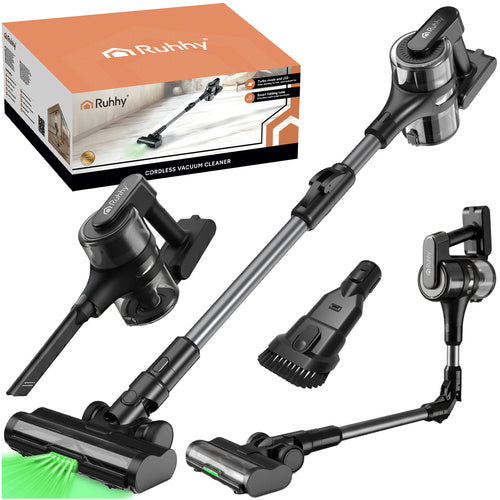 Cordless Upright Vacuum Cleaner, 400W, 52 Min Runtime