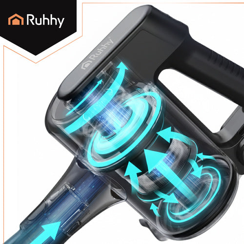 Cordless Upright Vacuum Cleaner, 400W, 52 Min Runtime