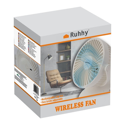 Cordless fan white Ruhhy 25566