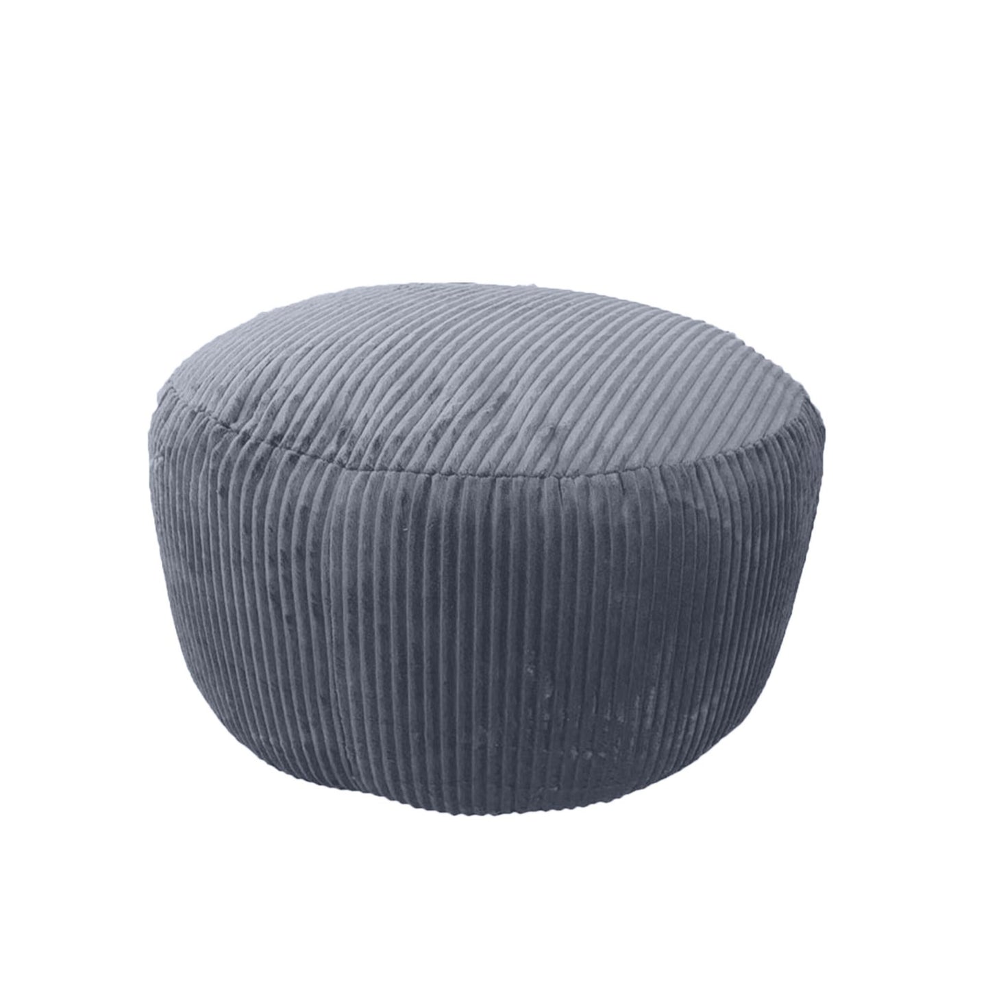 Corduroy Pouf – Round Floor Cushion, Soft & Versatile
