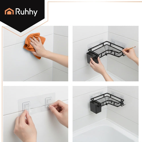 Corner bathroom shelf - set of 2 Ruhhy 27092