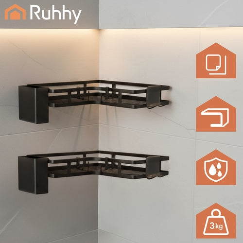 Corner bathroom shelf - set of 2 Ruhhy 27092