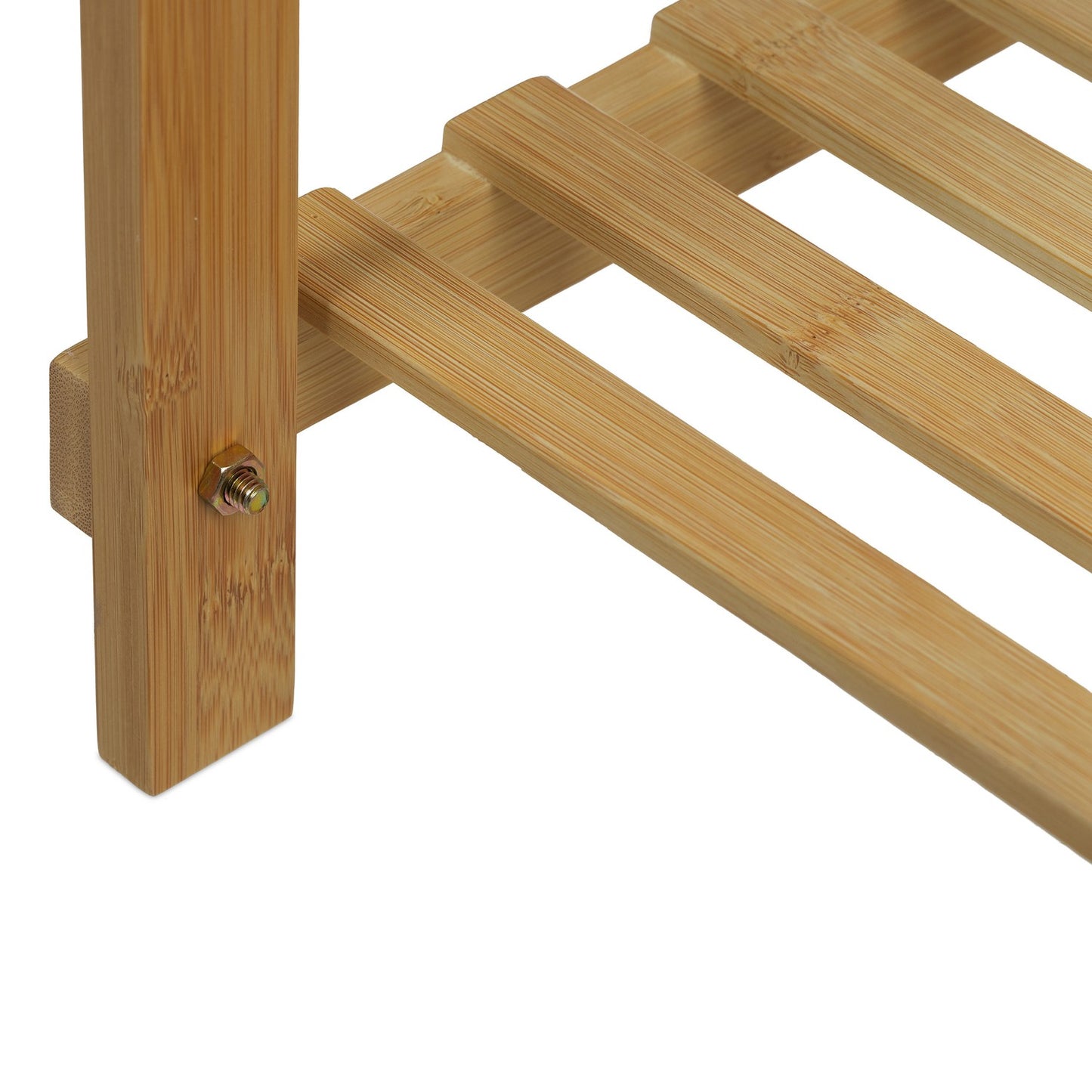 Corner shelf for plants Bamboo