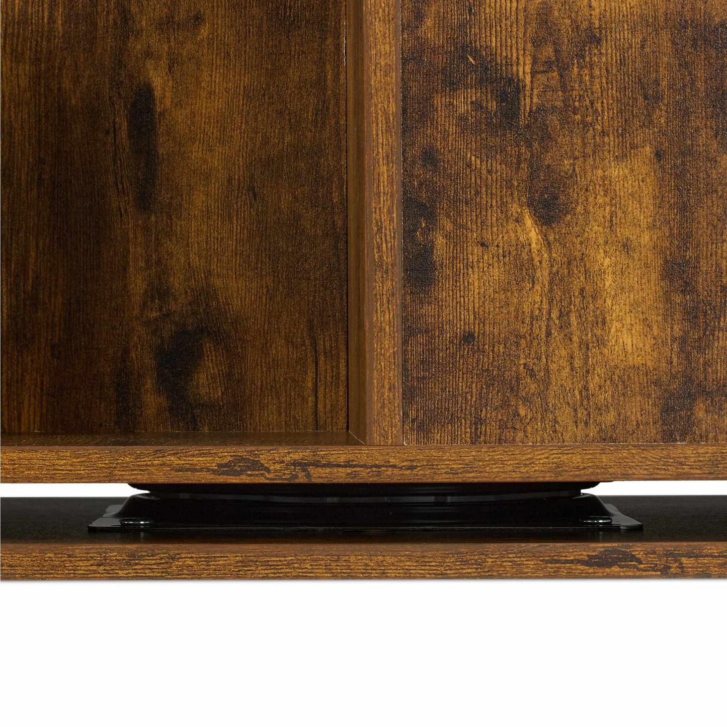 Corner shelf in industrial style