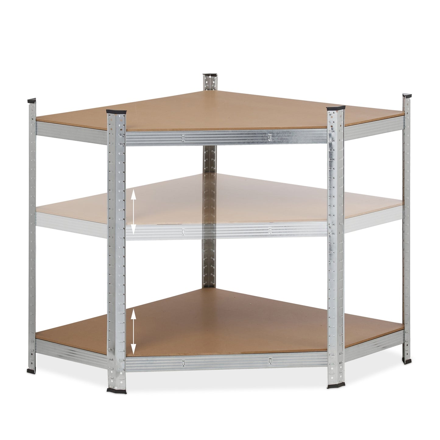 Corner shelf with 5 shelves