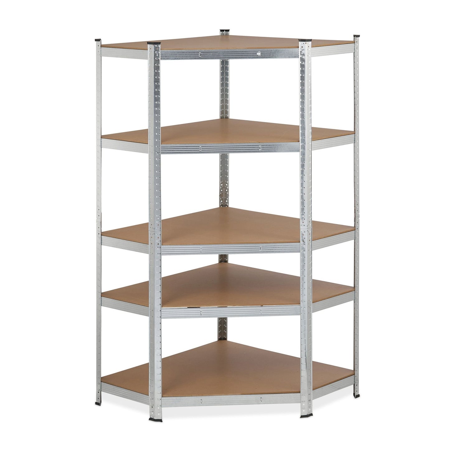 Corner shelf with 5 shelves